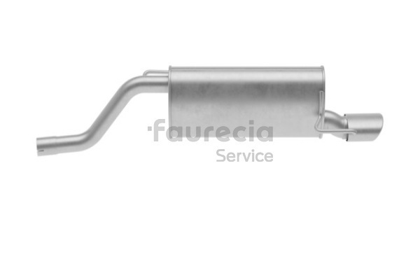 OEM 50516821 Faurecia Takaäänenvaimentaja FS01299 varten FIAT, ALFA ROMEO, LANCIA