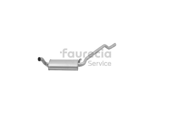 OEM 893253409B Faurecia Keskiäänenvaimentaja FS03007 varten VW, AUDI, SKODA, SEAT