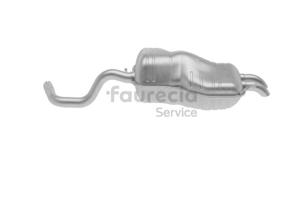 OEM JZW253609AB Faurecia Takaäänenvaimentaja FS03153 varten VW, AUDI, SKODA, SEAT