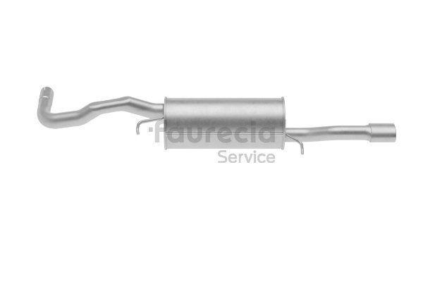 Lyddemper eksos / bakre lyddemper Faurecia FS03168