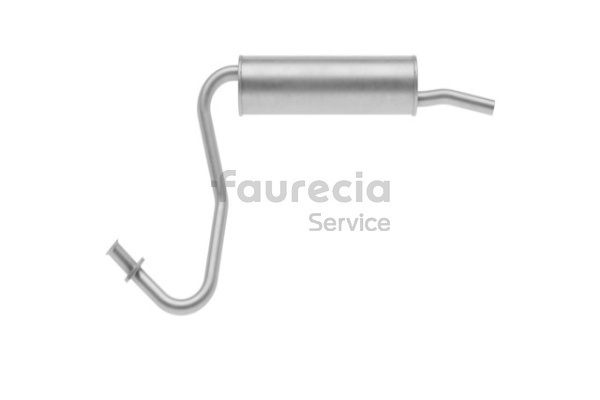 Lyddemper eksos / bakre lyddemper Faurecia FS10046