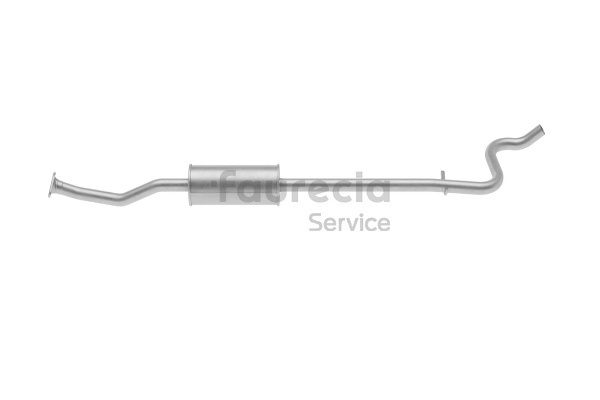 Faurecia Forreste lyddæmper (FS15323) til CITROËN C2 Hatchback (JM) 1.4 16V (65 KW / 90 HK / fra 2005)