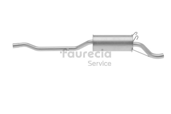 OEM 96001963 Faurecia Takaäänenvaimentaja FS15377 varten PEUGEOT, CITROЁN