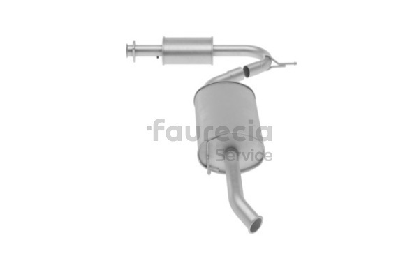 OEM 1337336080 Faurecia Takaäänenvaimentaja FS15397 varten PEUGEOT, CITROЁN, FIAT