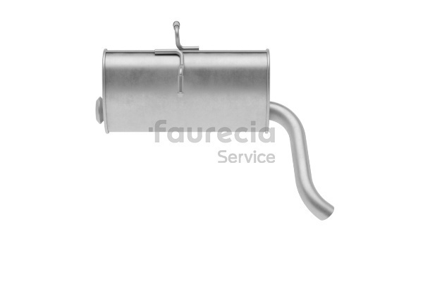 OEM 1730N4 Faurecia Bakre eksospotte FS15593 for PEUGEOT, CITROЁN, DS, TALBOT