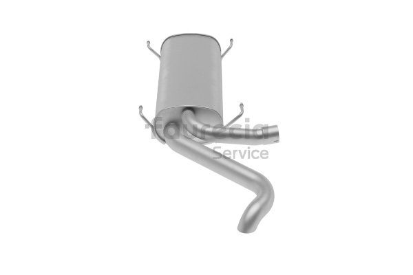 Einddemper (FS15690) van Faurecia Voor PEUGEOT BOXER Open laadbak/ Chassis 2.2 HDi (96 KW / 131 PK / Van 2011)