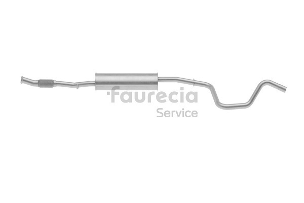 OEM 1717JY Faurecia Marmitta FS15733 per FIAT, PEUGEOT, CITROЁN, DS