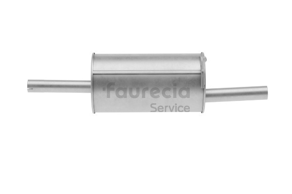 Bakre eksospotte (FS16001) fra Faurecia for DACIA LOGAN (LS_) 1.2 16V (LS1N, LS02, BS02) (55 KW / 75 HK / Fra 2006)