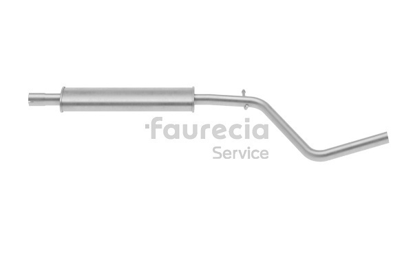 OEM 200100408R Faurecia Keskiäänenvaimentaja FS16011 varten RENAULT, DACIA