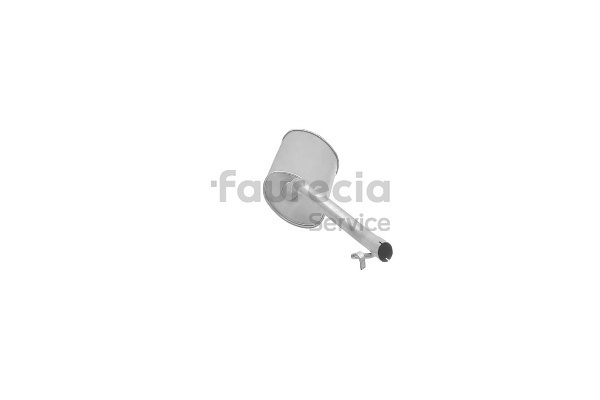 Bakre eksospotte (FS25032) fra Faurecia for AUTOBIANCHI Y10 Hatchback 1.0 (33 KW / 45 HK / Fra 1985)