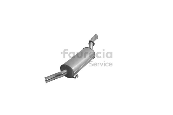 OEM 82449394 Faurecia Takaäänenvaimentaja FS25228 varten FIAT, ALFA ROMEO, LANCIA