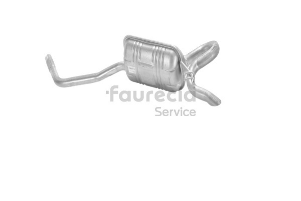 Faurecia Bakre eksospotte FS25324 Lyddemper eksos / bakre lyddemper Faurecia FS25324