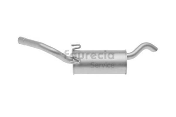 Lyddemper eksos / bakre lyddemper Faurecia FS25393