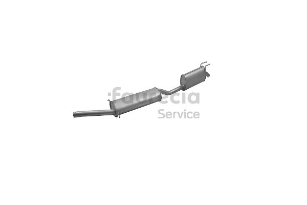 OEM 46519641 Faurecia Takaäänenvaimentaja FS25394 varten FIAT, ALFA ROMEO, LANCIA