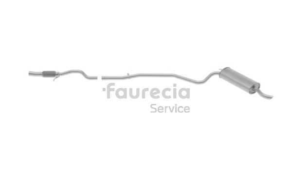 OEM 73500853 Faurecia Marmitta FS25587 per FIAT, ALFA ROMEO, LANCIA