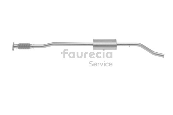 Faurecia Midtre lydpotte FS25662 Mellomlyddemper Faurecia FS25662
