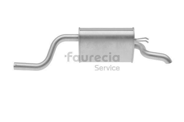 OEM 55198767 Faurecia Takaäänenvaimentaja FS25663 varten FIAT, ALFA ROMEO, LANCIA, AUTOBIANCHI