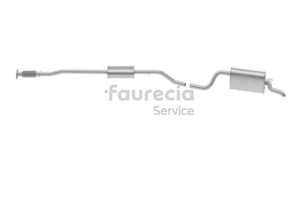 Faurecia Endschalldämpfer (FS25664) in erstklassiger Qualität für LANCIA YPSILON (843) 1.2 (843.AXA1A) (44 KW / 60 PS / de 2003)