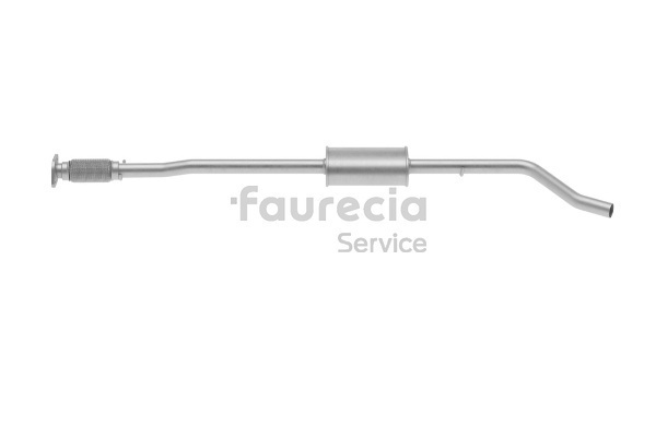 Faurecia Fremre eksospotte FS25711 Forreste lyddemper Faurecia FS25711