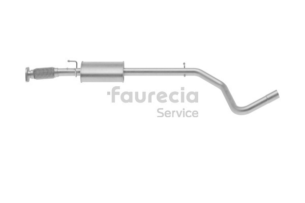 OEM 55189609 Faurecia Keskiäänenvaimentaja FS25795 varten FIAT, ALFA ROMEO, LANCIA