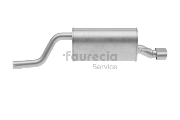 OEM 51796252 Faurecia Rear silencer FS25898 for FIAT, ALFA ROMEO, LANCIA