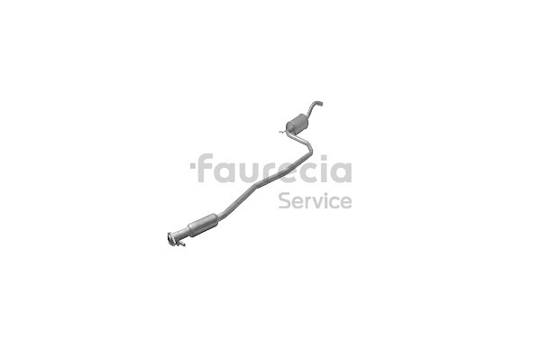 OEM 1460158 Faurecia Marmitta centrale FS30003 per FORD