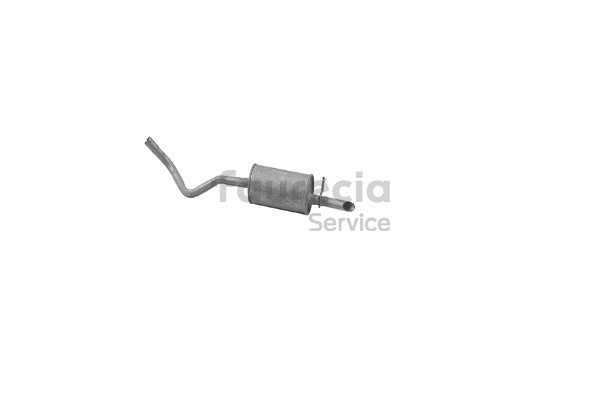 Bakre eksospotte (FS30024) fra Faurecia for FORD Escort V Stasjonsvogn (ANL) 1.3 (44 KW / 60 HK / Fra 1991)