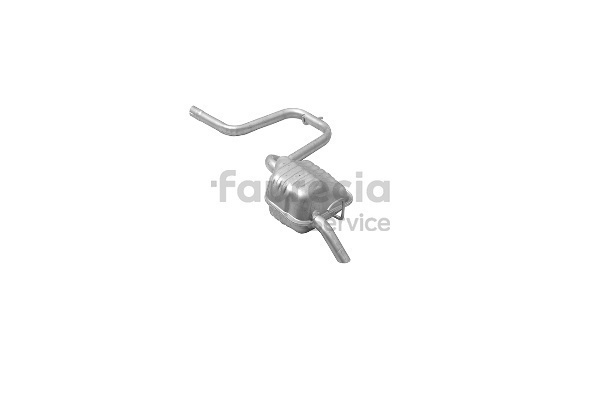 Faurecia Bakre eksospotte FS30257 Lyddemper eksos / bakre lyddemper Faurecia FS30257