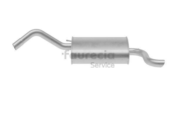 Faurecia Bakre eksospotte FS30384 Lyddemper eksos / bakre lyddemper Faurecia FS30384