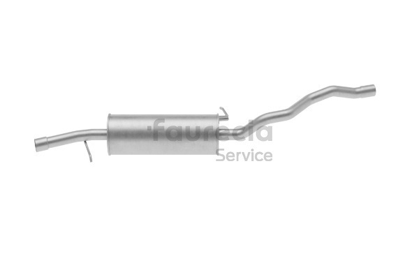 OEM 1483997 Faurecia Keskiäänenvaimentaja FS30453 varten VW, FORD, SEAT