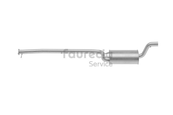 OEM 1067967 Faurecia Keskiäänenvaimentaja FS30467 varten VOLVO, FORD