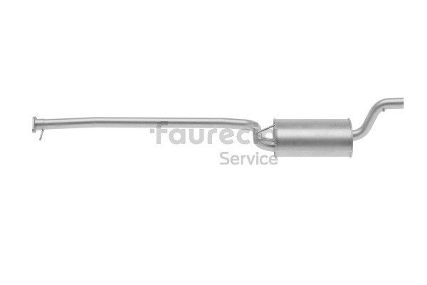 OEM 1341341 Faurecia Keskiäänenvaimentaja FS30679 varten FORD, OPEL