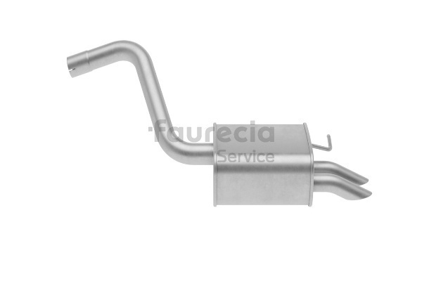 OEM 1518077 Faurecia Takaäänenvaimentaja FS30740 varten FORD, DAF