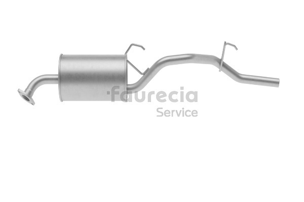 Faurecia Bakre eksospotte FS33384 Lyddemper eksos / bakre lyddemper Faurecia FS33384