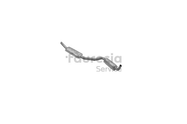 OEM 21031202005 Faurecia Keskiäänenvaimentaja FS37009 varten LADA