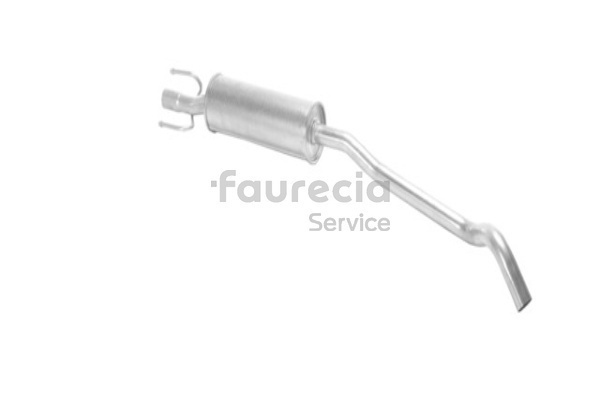 OEM 90467567 Faurecia Keskiäänenvaimentaja FS40022 varten OPEL, FIAT, VAUXHALL