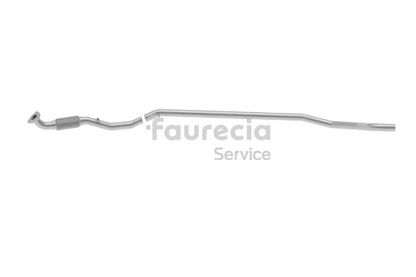 Eksosrør (FS40028) fra Faurecia for VAUXHALL Corsa Mk III (D) Hatchback (S07) 1.2 i 16V (L08) (63 KW / 86 HK / Fra 2009)