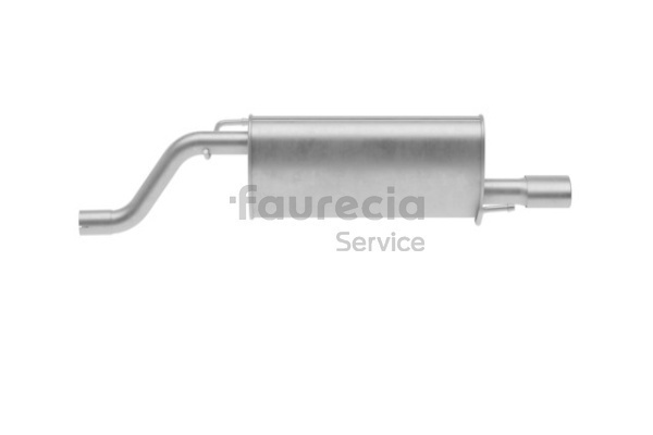 OEM 852499 Faurecia Takaäänenvaimentaja FS40055 varten OPEL, VAUXHALL