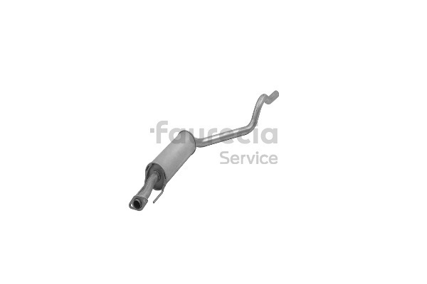 OEM 852079 Faurecia Keskiäänenvaimentaja FS40186 varten OPEL, CITROЁN, VAUXHALL, BEDFORD