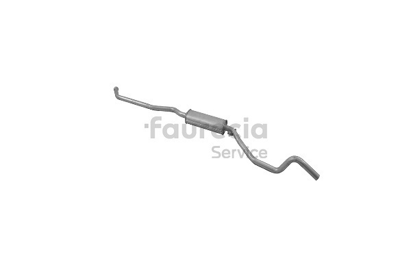 OEM 852179 Faurecia Keskiäänenvaimentaja FS40220 varten OPEL, VAUXHALL