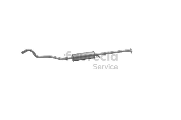OEM 852873 Faurecia Keskiäänenvaimentaja FS40240 varten OPEL, FIAT, VAUXHALL
