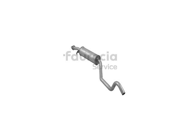 OEM 852087 Faurecia Keskiäänenvaimentaja FS40253 varten OPEL, VAUXHALL