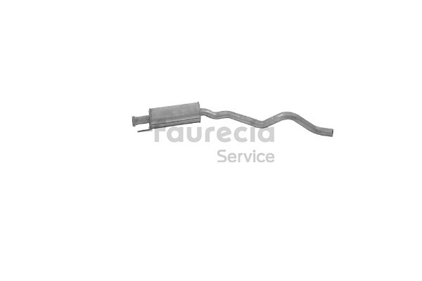 OEM 5852002 Faurecia Keskiäänenvaimentaja FS40389 varten VW, OPEL, FIAT, VAUXHALL