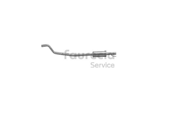 Faurecia Forreste lyddæmper (FS40416) til OPEL Astra G CC (T98) 1.2 16V (F08, F48) (55 KW / 75 HK / fra 2000)