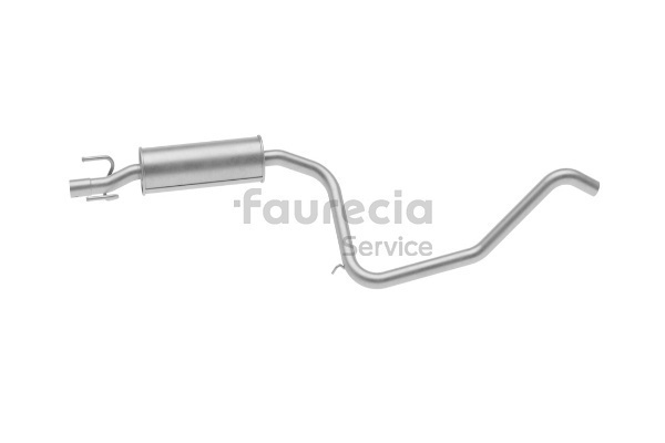 OEM 852009 Faurecia Keskiäänenvaimentaja FS40433 varten OPEL, FIAT, IVECO, VAUXHALL
