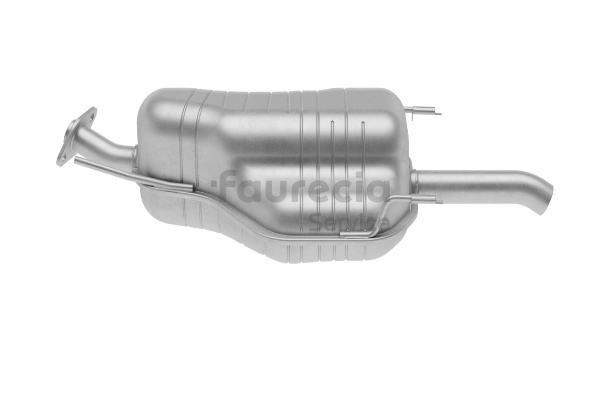 OEM 24451301 Faurecia Takaäänenvaimentaja FS40453 varten OPEL, VAUXHALL