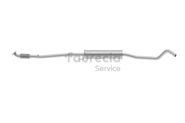 OEM 13204581 Faurecia Keskiäänenvaimentaja FS40472 varten OPEL, VAUXHALL