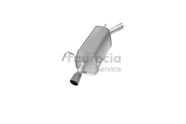 Faurecia Rear silencer (FS40473) for VAUXHALL Corsavan Mk II (C) (X01) 1.2 16V Dualfuel (F08) (59 KW / 80 HP / from 2004)