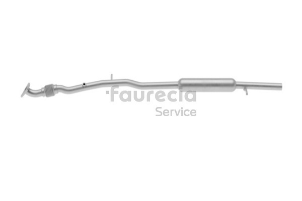 OEM 13204576 Faurecia Keskiäänenvaimentaja FS40480 varten MERCEDES-BENZ, OPEL, VAUXHALL