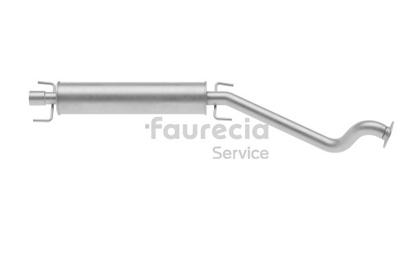 Faurecia Fremre eksospotte FS40504 Forreste lyddemper Faurecia FS40504